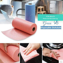 Non Wooven Fabric Disposable Handy Wipe Cleaning Cloth Roll, Tissue Roll (1Pc) - Justgrabit Inc.
