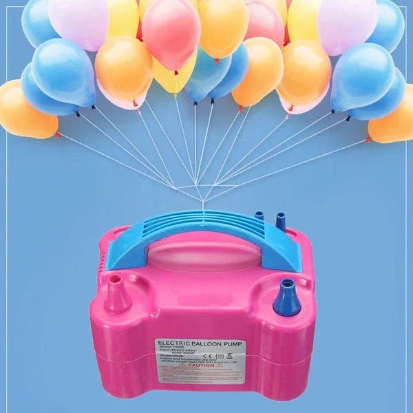 Portable Dual Nozzle Electric Balloon Blower Pump Inflator - Justgrabit Inc.