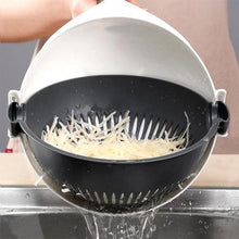 10 in 1 Multifunctional Vegetable Fruits Cutter / Slicer Shredder with Rotating Drain Basket - Justgrabit Inc.