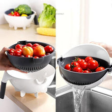 10 in 1 Multifunctional Vegetable Fruits Cutter / Slicer Shredder with Rotating Drain Basket - Justgrabit Inc.