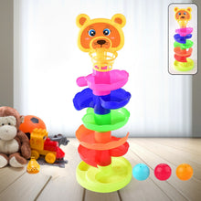 5 Layer Ball Drop and Roll Swirling Tower Educational Toy (1 Pc) - justgrabit.in | Just Grab It