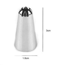 Cake Decorating Stainless Steel Nozzle (12pcs) - Justgrabit Inc.