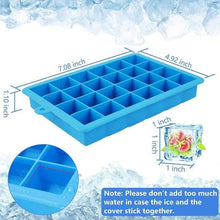 Silicone Ice Cube Trays 24 Cavity Per Ice Tray [Multicolour] - Justgrabit Inc.