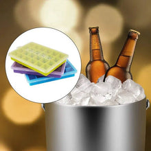 Silicone Ice Cube Trays 24 Cavity Per Ice Tray [Multicolour] - Justgrabit Inc.