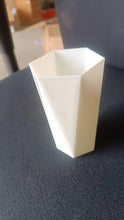 Modern Geometric Hexagon Plastic Flower Vase (1 Pc) - Justgrabit Inc.