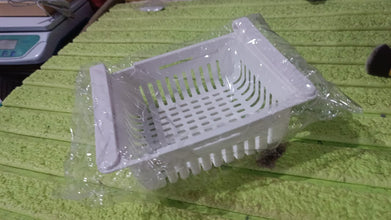 Expandable Adjustable Multipurpose Fridge Storage Basket (1 Pc) - justgrabit.in | Just Grab It