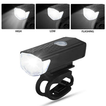 USB Rechargeable 400 Lumen Bicycle Front Headlight Cycle Light Set - justgrabit.in | Just Grab It