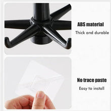 360° rotatable hooks for hanging (Pack of 2) (Brown Box) - Justgrabit Inc.