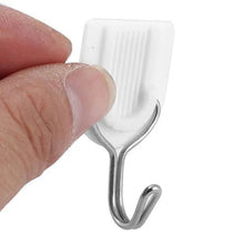 Adhesive Sticker ABS Plastic Hook Towel Hanger for Kitchen / Bathroom - Justgrabit Inc.