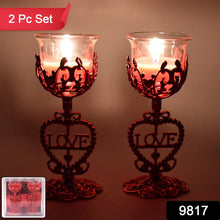 Tea Lights Holder Candle Stand, Diwali (2 Pc Set) - Justgrabit Inc.