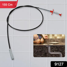 Metal Wire Brush for Kitchen Sink & Sewer Cleaning (155 cm) - justgrabit.in | Just Grab It