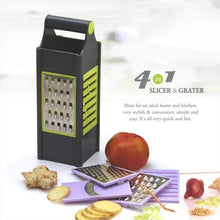 4 In 1 Plastic Vegetable And Fruit Grater And Slicer For Kitchen - Justgrabit Inc.