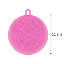 Silicone Dish Scrubber Sponge Mildew Free, Non Stick (Mix Color) - Justgrabit Inc.