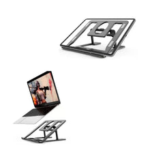 Adjustable, Portable & Foldable Laptop Stand – Compact and Convenient for Easy Use - Justgrabit Inc.