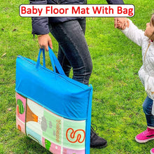 Waterproof Double Side Baby Play Floor Mat for Kids Home With Bag (Size 120 x 180cm) - Justgrabit Inc.