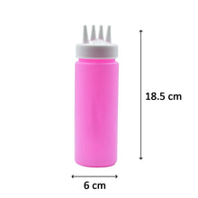 Plastic Bottles with 3 Nozzel for Sauce, Mayonnaise, Chocolate Syrup (Pack of 2Pc) - Justgrabit Inc.