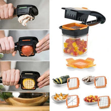 5 In 1 Nicer Dicer used for cutting and shredding of various types of food stuff in all kitchen purposes. - Justgrabit Inc.