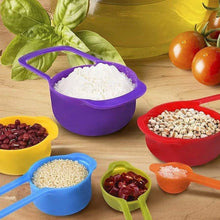 Plastic Measuring Spoons for Kitchen (6 pack) - Justgrabit Inc.