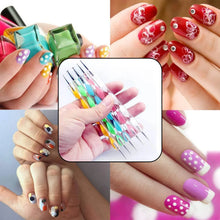 Nail Art Point Pen and Set Used by Women's for Their Fashion Purposes (Pack of 5Pcs) - justgrabit.in | Just Grab It