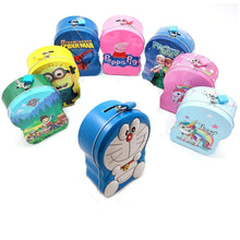 Cartoon Character Metal Piggy Bank Coin Box Money Box - Justgrabit Inc.