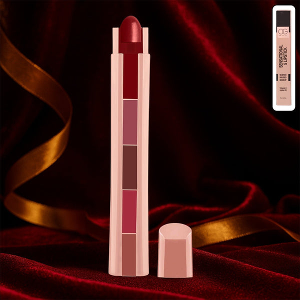 OG Beauty 5 - in1 Sensational Lipstick (7.5 GM) - justgrabit.in | Just Grab It