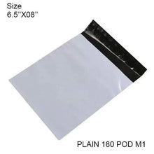 Tamper Proof Courier Bags(6.5X08 PLAIN 180 POD M1) - 100 pcs - Justgrabit Inc.