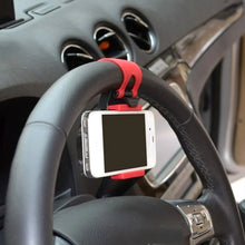 Car Steering Wheel Mobile Holder - Justgrabit Inc.