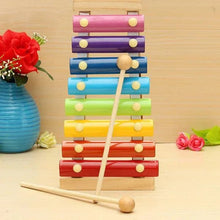 Wooden Xylophone Musical Toy for Children (MultiColor) - Justgrabit Inc.
