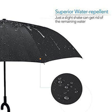 Printed Travel Windproof Umbrella (Reverse Umbrella) - Justgrabit Inc.