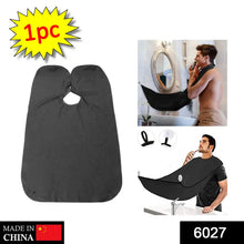 Black Beard Apron Hair Clippings Catcher Grooming Bib - Justgrabit Inc.
