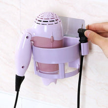Self Adhesive Hair Dryer Holder – Bathroom Wall Storage Shelf Organizer Stand - justgrabit.in | Just Grab It