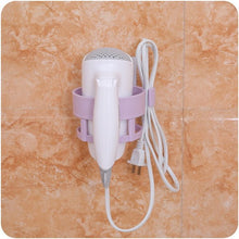 Self Adhesive Hair Dryer Holder – Bathroom Wall Storage Shelf Organizer Stand - justgrabit.in | Just Grab It