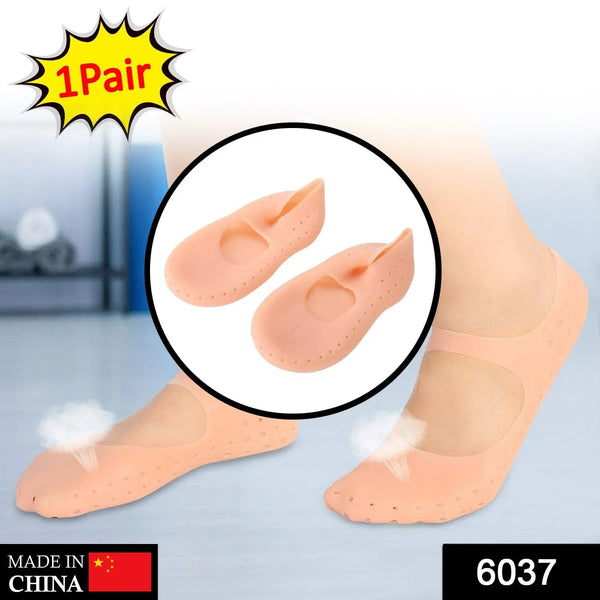 Anti Crack silicone Gel Foot Protector Moisturising Socks - Justgrabit Inc.