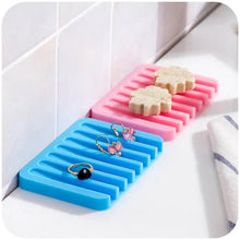 Silicone Soap Holder Soap Dish Stand Saver Tray Case for Shower - Justgrabit Inc.