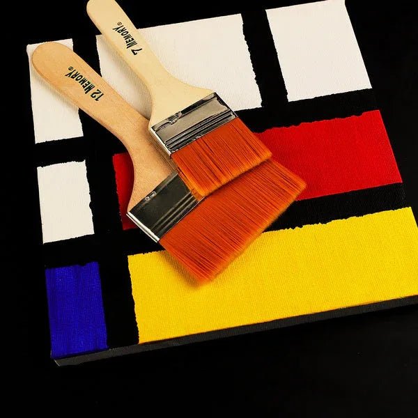 Artistic Flat Painting Brush - Set of 12 - Justgrabit Inc.