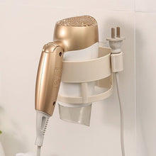 Self Adhesive Hair Dryer Holder – Bathroom Wall Storage Shelf Organizer Stand - justgrabit.in | Just Grab It