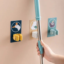 Magic Sticker Series Self Adhesive Mop and Broom Holder - Justgrabit Inc.