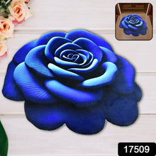 Rose Shaped Anti-Slip Velvet Floor Mat - (1 Pc) - Justgrabit Inc.