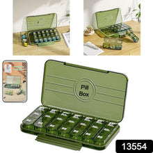 Portable Weekly Pill Box Organiser Daily Pill Keeper 21 Grid Container (1 Pc) - justgrabit.in | Just Grab It
