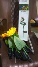 Garden Solar Sunflower Outdoor LED Light Inserted Ground Simulation Plant (4 Pcs Set) - justgrabit.in | Just Grab It