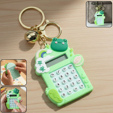 Cute Frog Cartoon Calculator Keychain with Mini Digital Display (1 Pc) - justgrabit.in | Just Grab It