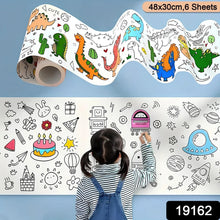 Fun and Educational Coloring Roll (1 Pc) - Justgrabit Inc.