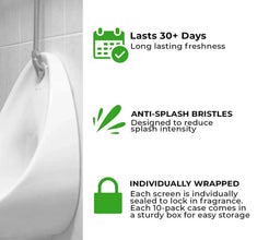 Anti Splash Urinal Round Screen Mat - Justgrabit Inc.