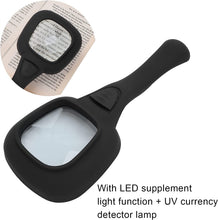 Handheld LED Magnifying Glass – 6 Lighted Magnifier for Reading & Inspection - justgrabit.in | Just Grab It