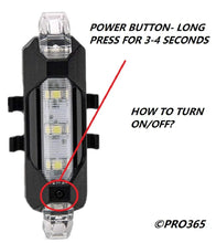 Rechargeable Bicycle Front Waterproof LED Light (White) - Justgrabit Inc.
