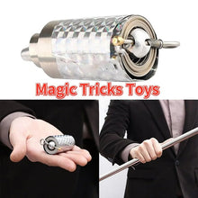 Magic Toy Metal High Elasticity Steel Silver Appearing Cane Magic Toy Magic Steel - justgrabit.in | Just Grab It