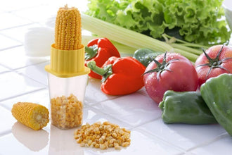 Multi Use Plastic Corn Stripper Cob Remover Bowl - Justgrabit Inc.
