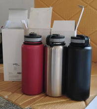 Stainless Steel Double Wall Vacuum - Insulated Drink Water Bottle (1000 ML / Mix Color) - Justgrabit Inc.