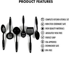 Heat - Resistant Non - stick Spoon Tools Set (Set of 6) - Justgrabit Inc.