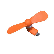 mini USB fan For Having cool air instantly, anywhere and anytime purposes (Micro Port / Mix Color) - Justgrabit Inc.